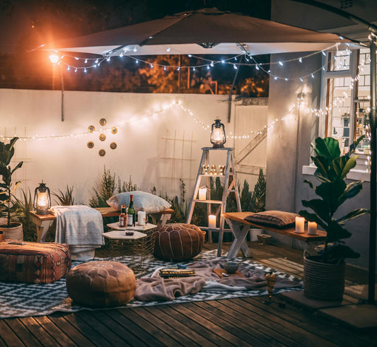 Make your outdoors more functional with a trendy décor collection.