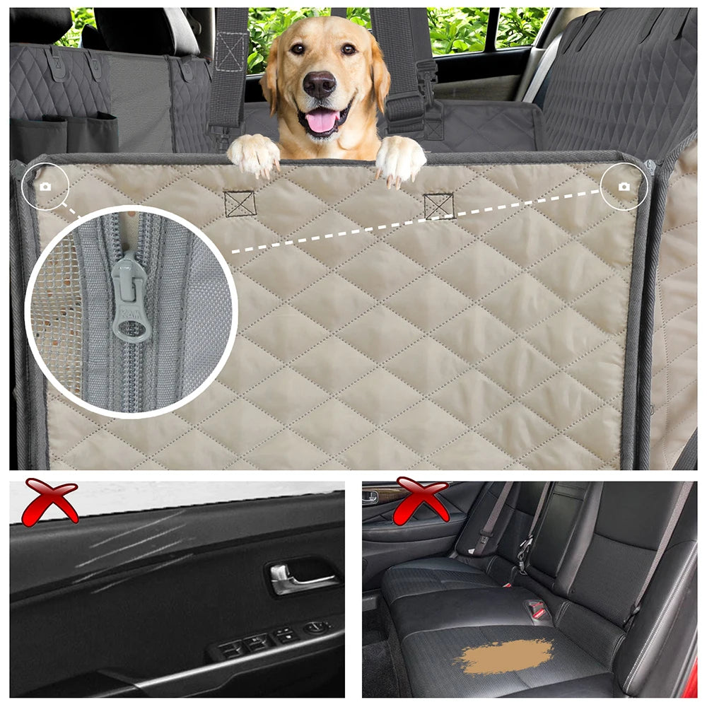 Pet Seat Cover - Waterproof, Hammock, Safety Carrier