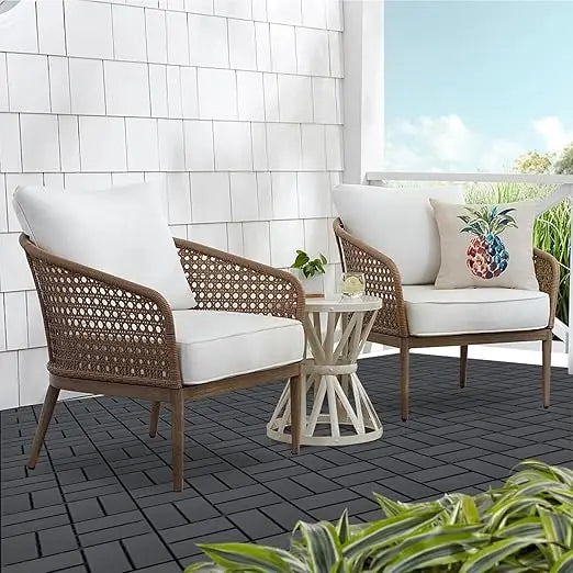 44 Pack Interlocking Tiles-12x12 Inch, Easy Install, Durable Polypropyl