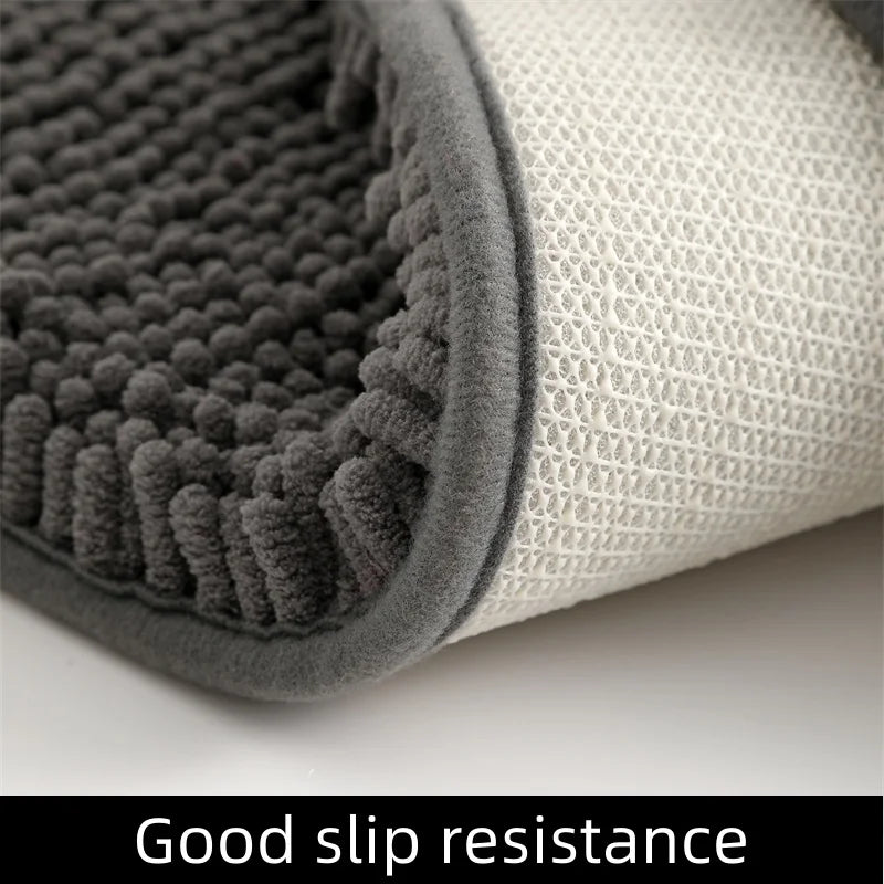 Door Absorbent Mat For Muddy Paws, Non-Slip, Washable