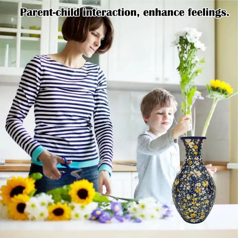 3D Puzzle Vase DIY Assembly Educational
