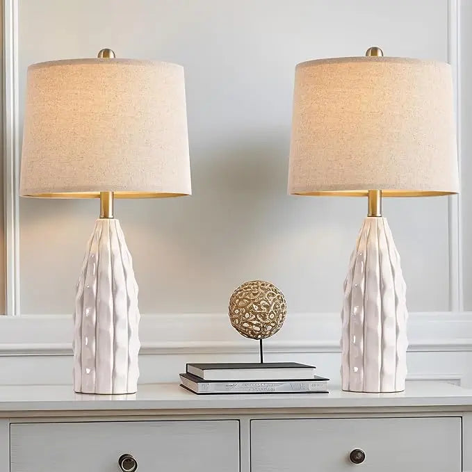23.75inch Set of 2 Ceramic Table Lamps