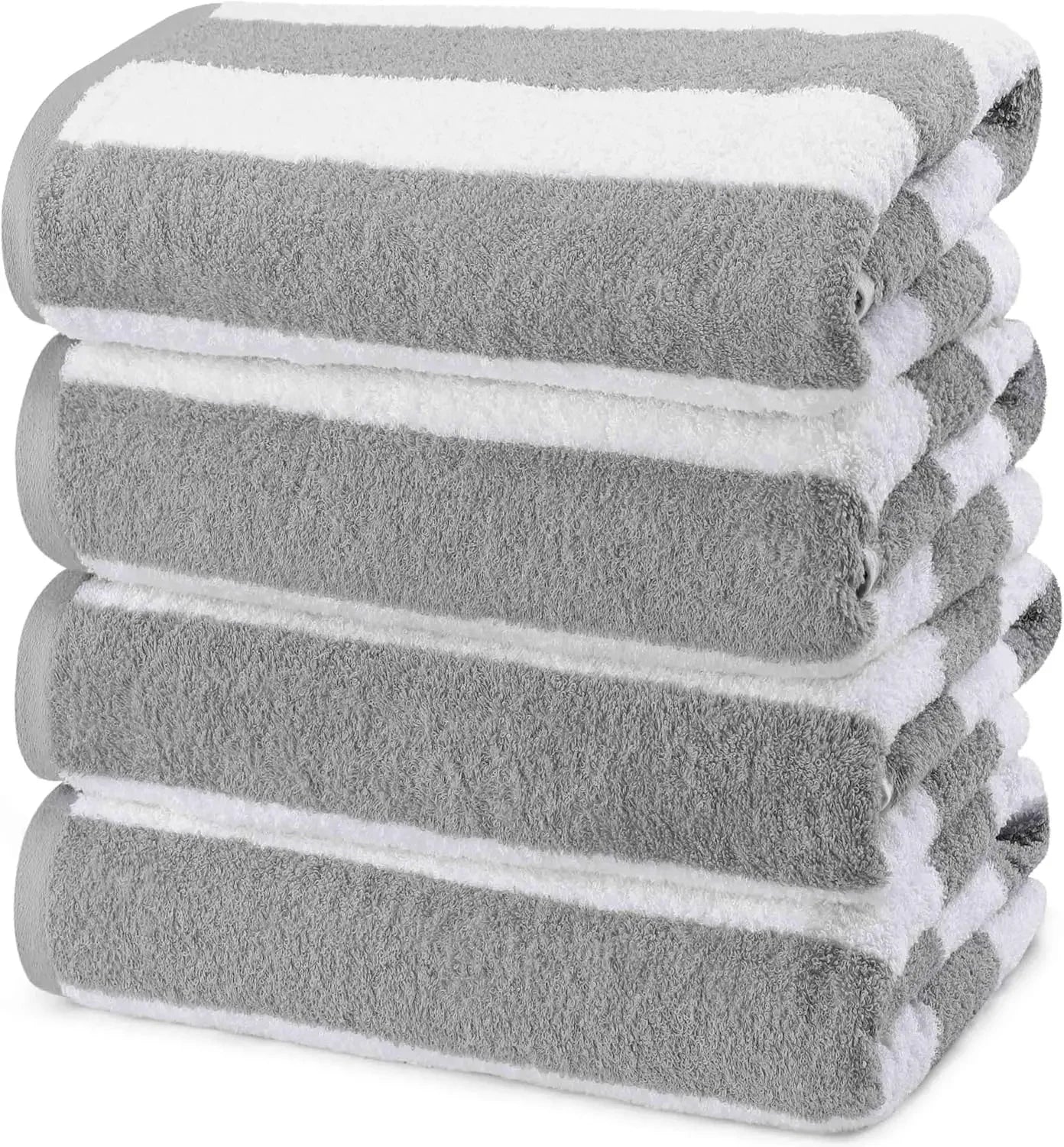 Cabana Stripe Large Beach Towels, 30 x 60 Inches