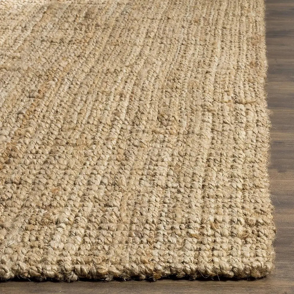 Natural Jute Fiber Collection Area Rug - 5' Square