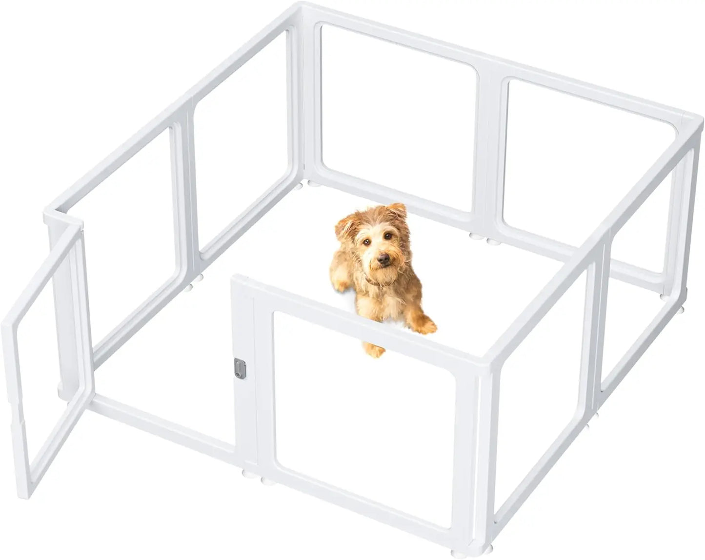 Citylife Clear Dog Playpen Indoor/Outdoor