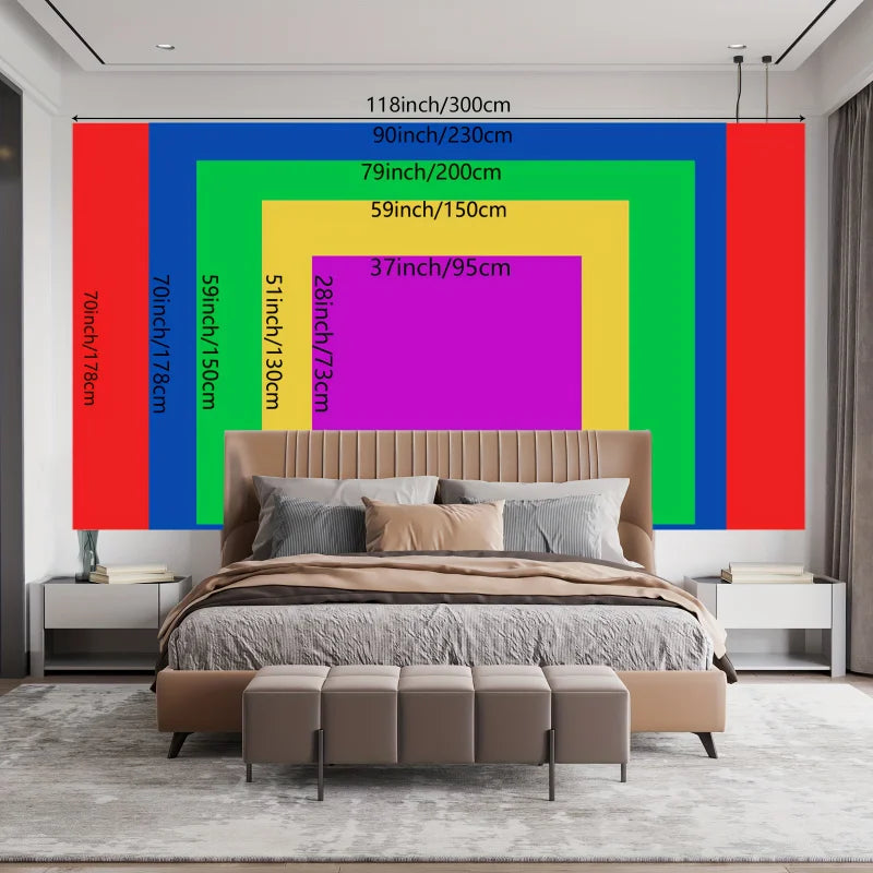 Harmonious Wolves 3D Large Wall Hanging Tapestry