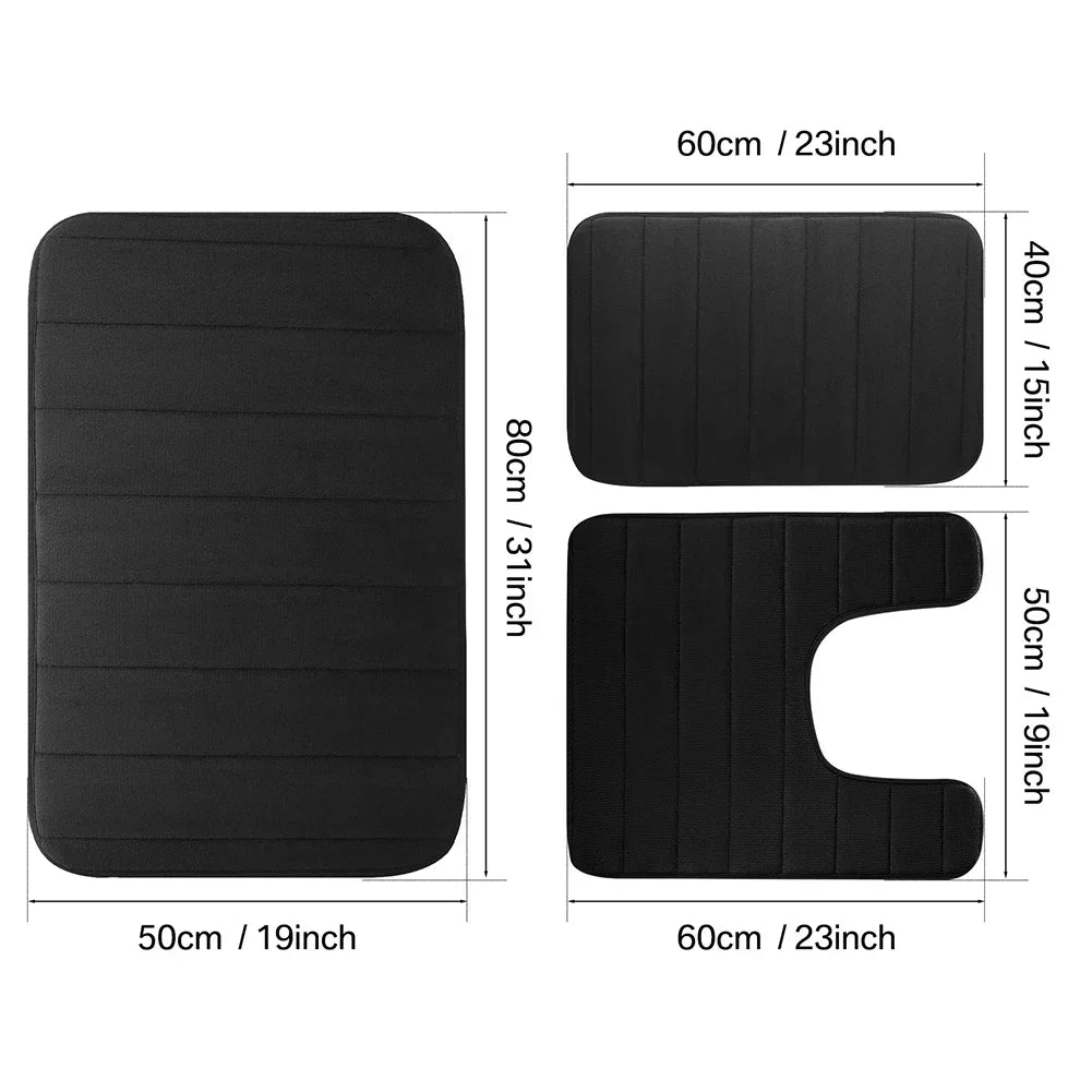 Thick Memory Foam, Water Absorption, Non-Slip, 6 Colors