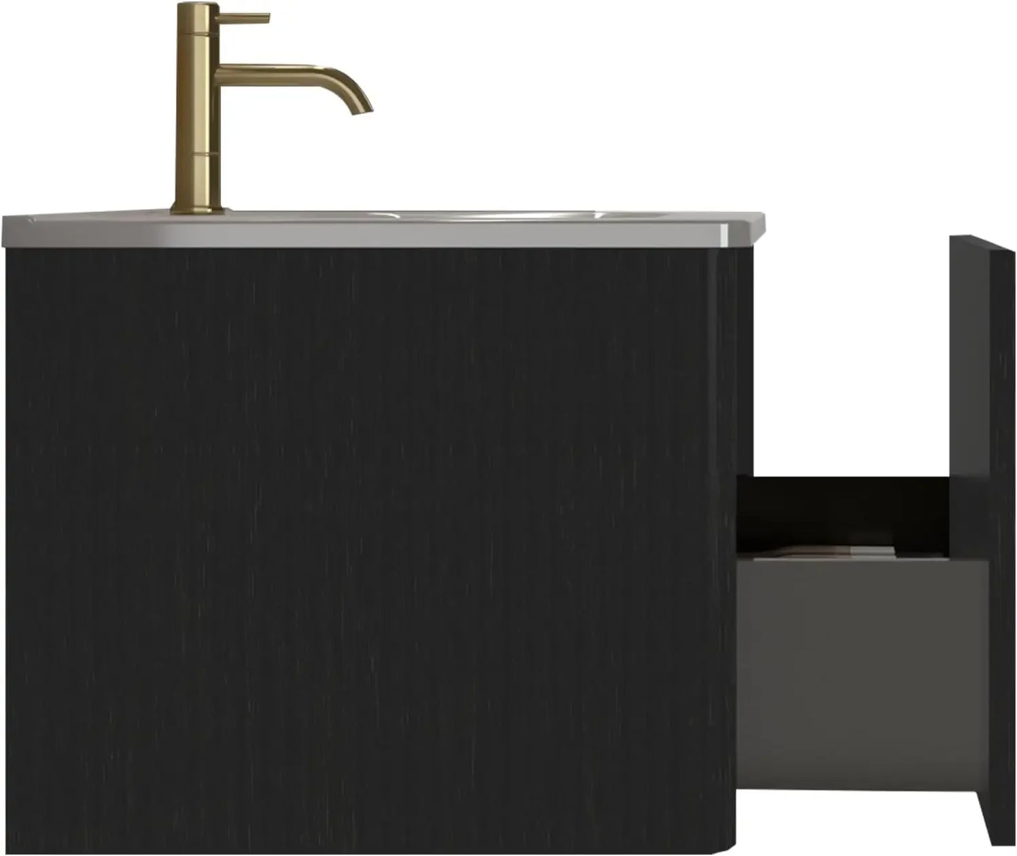 Wall-Mounted Ceramic Sink Vanity Combo