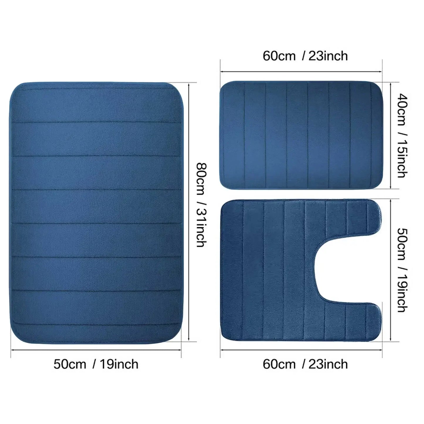 Thick Memory Foam, Water Absorption, Non-Slip, 6 Colors
