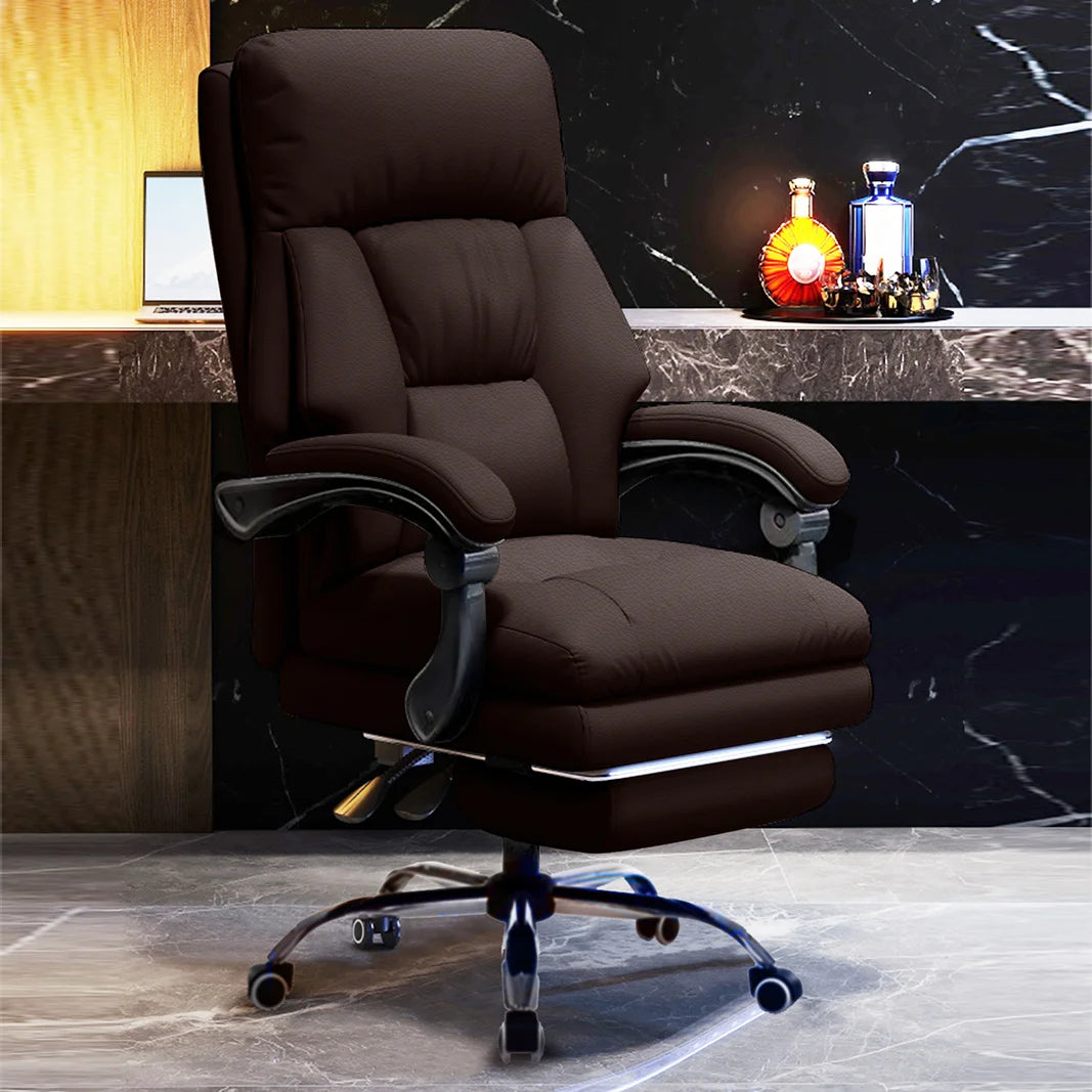 High Back Executive Desk Chair with Foot Rest