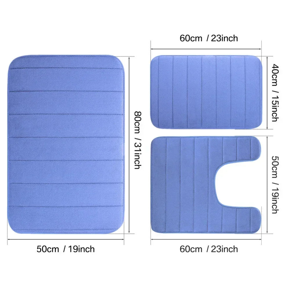 Thick Memory Foam, Water Absorption, Non-Slip, 6 Colors
