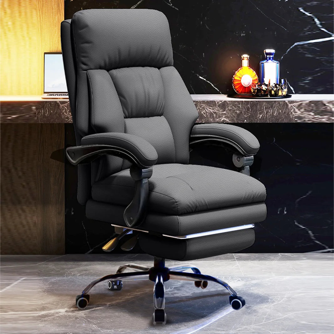 High Back Executive Desk Chair with Foot Rest