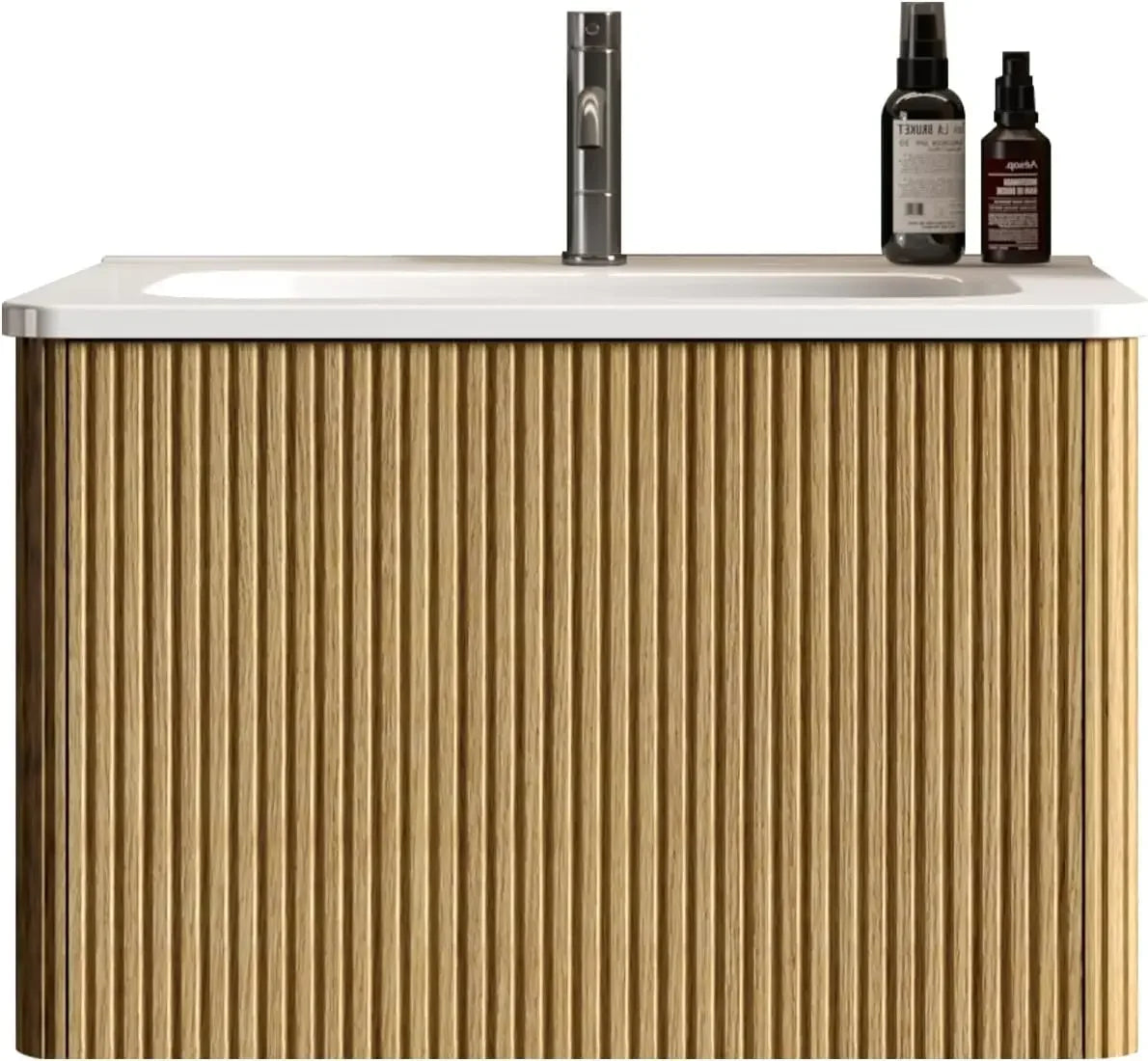Wall-Mounted Ceramic Sink Vanity Combo