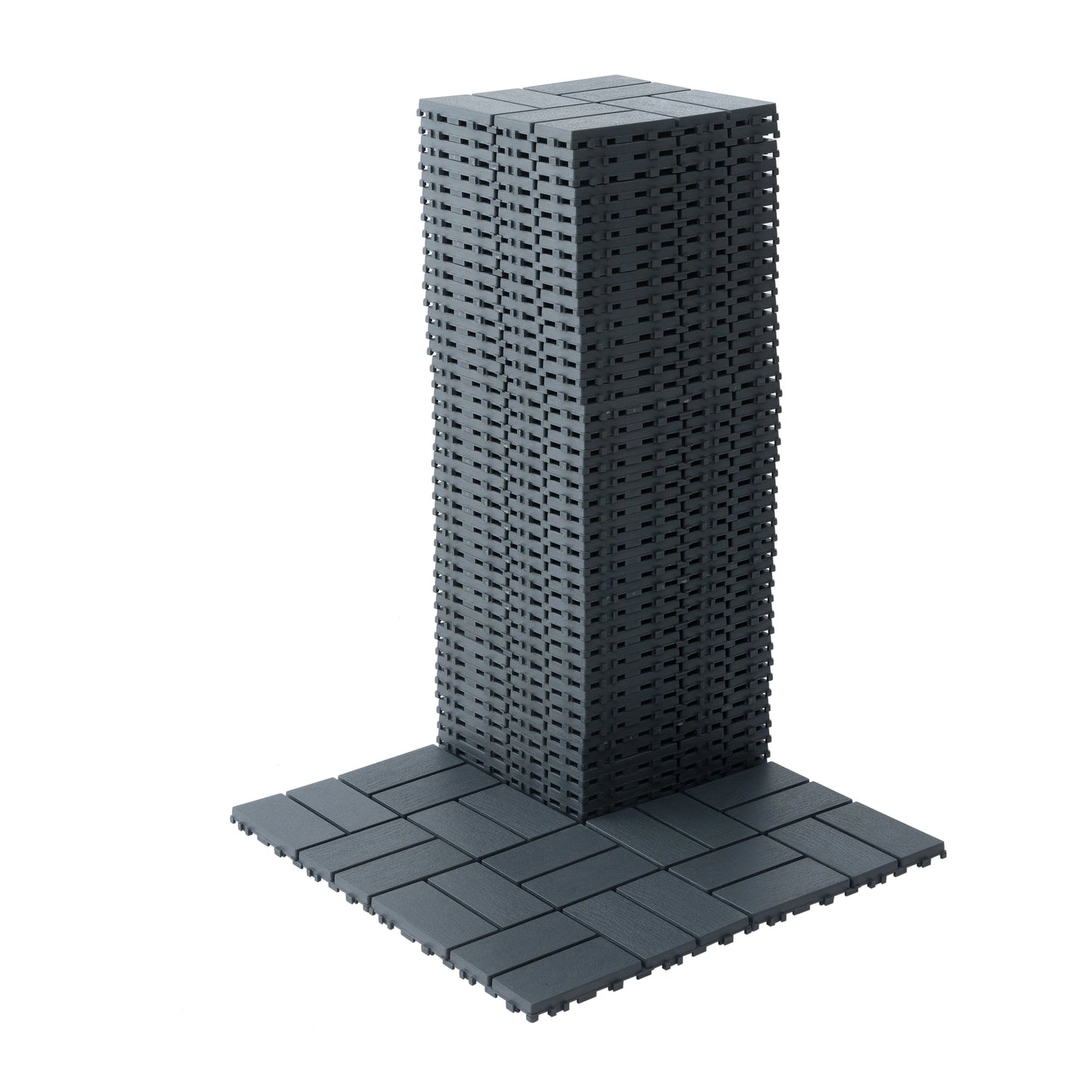 44 Pack Interlocking Tiles-12x12 Inch, Easy Install, Durable Polypropyl