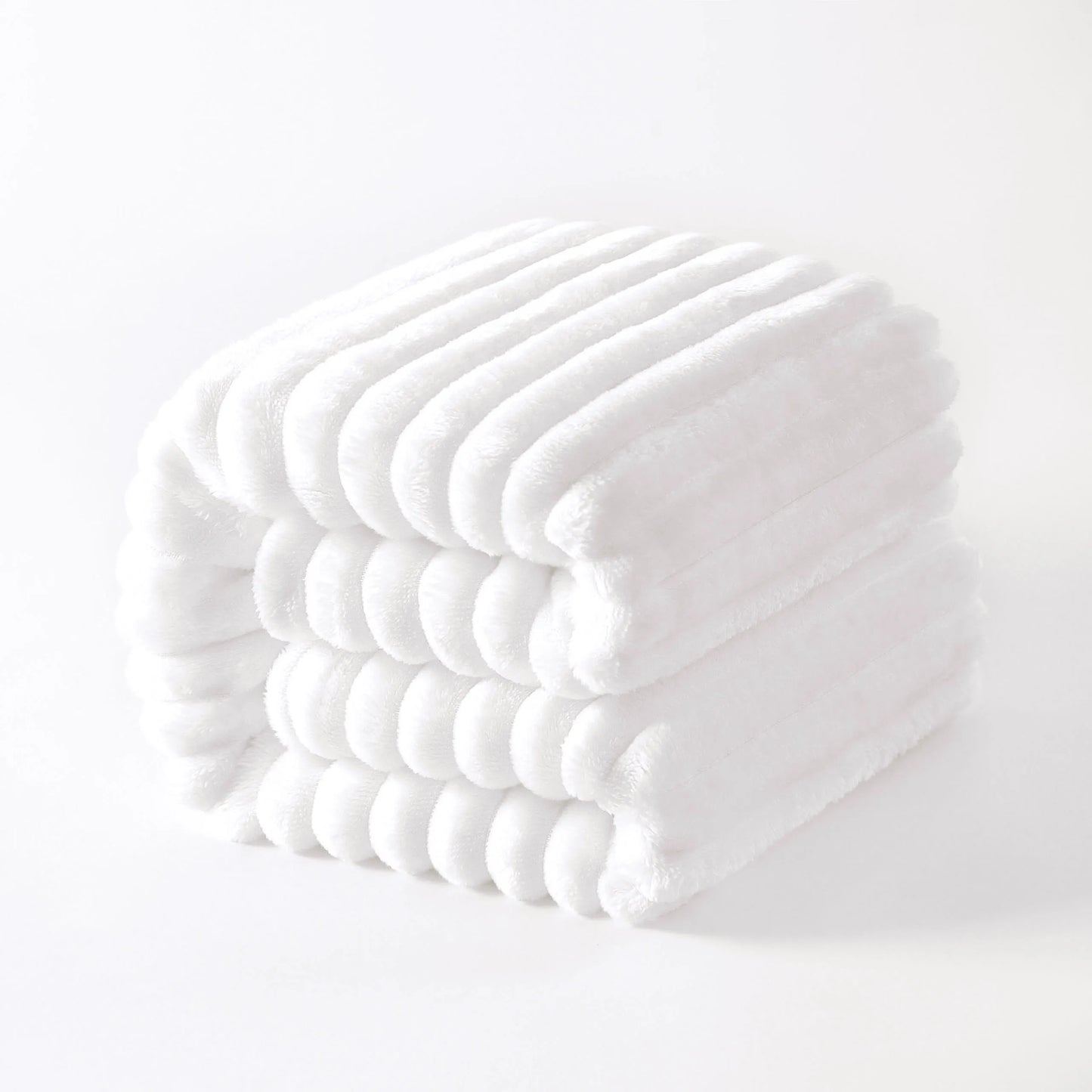 Plush Flannel Fleece Blanket For Couch, Bed