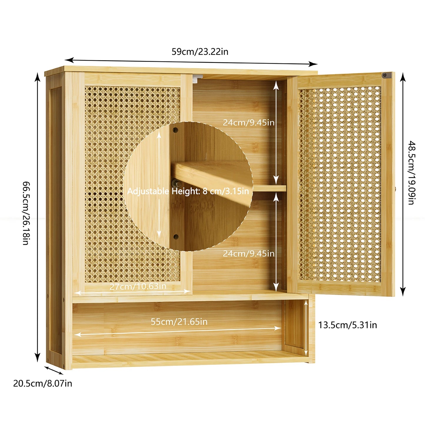 Bamboo Bathroom Medicine Cabinet