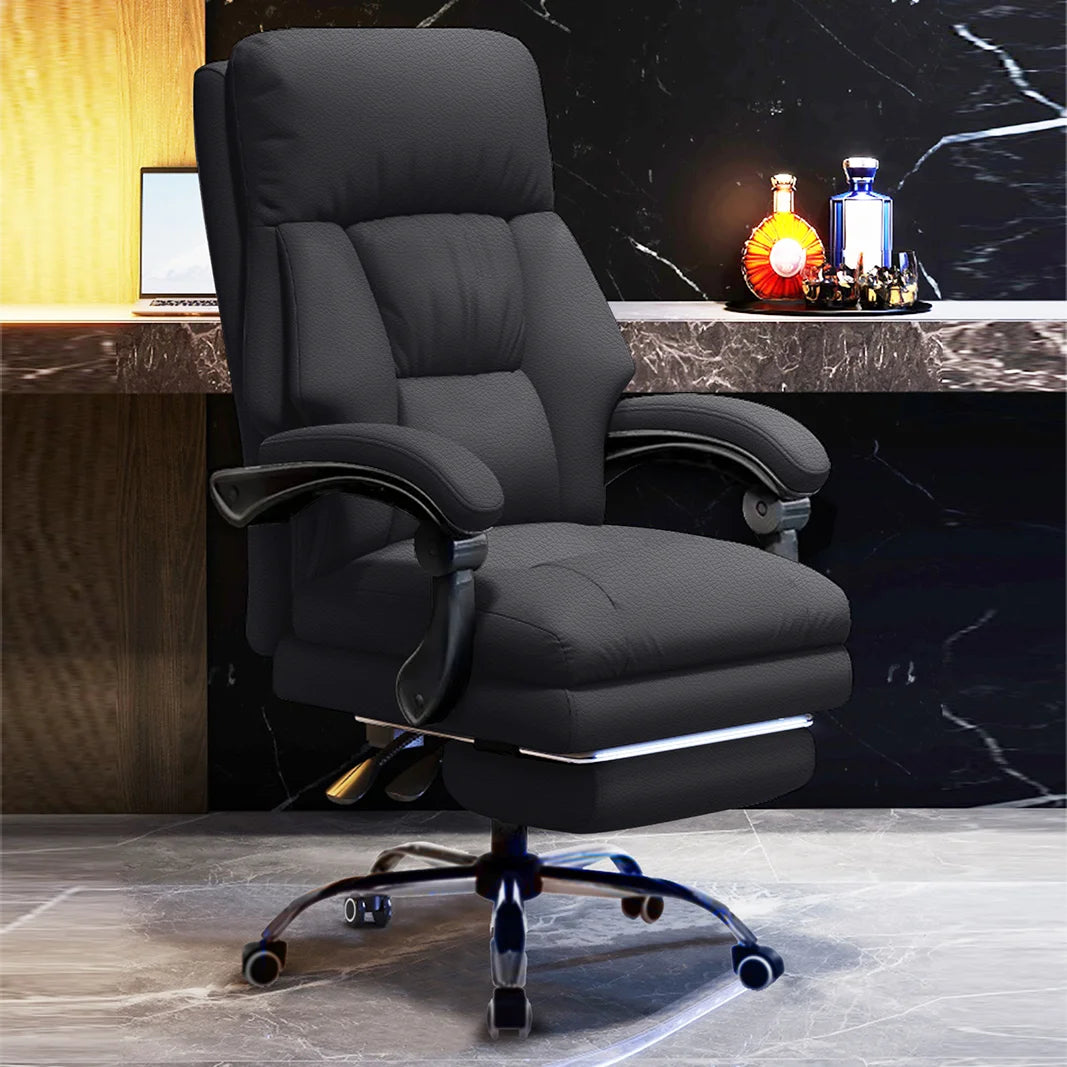 High Back Executive Desk Chair with Foot Rest