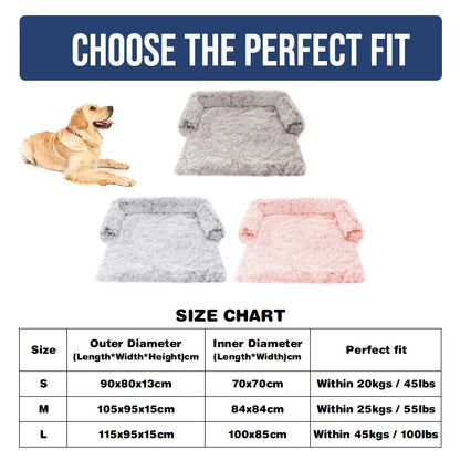 Dog Furniture Protector, Calming, Plush, Warm Sleep Cushion