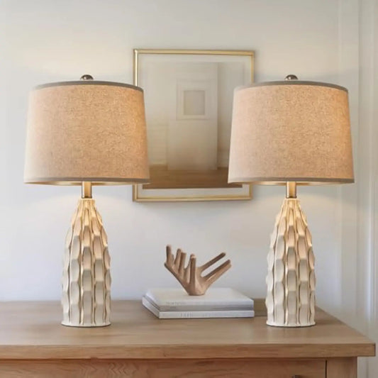 23.75inch Set of 2 Ceramic Table Lamps
