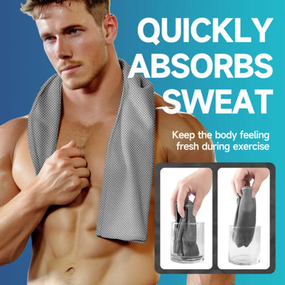4-Pack Superfiber Ice Cooling Towels - Soft, Breathable