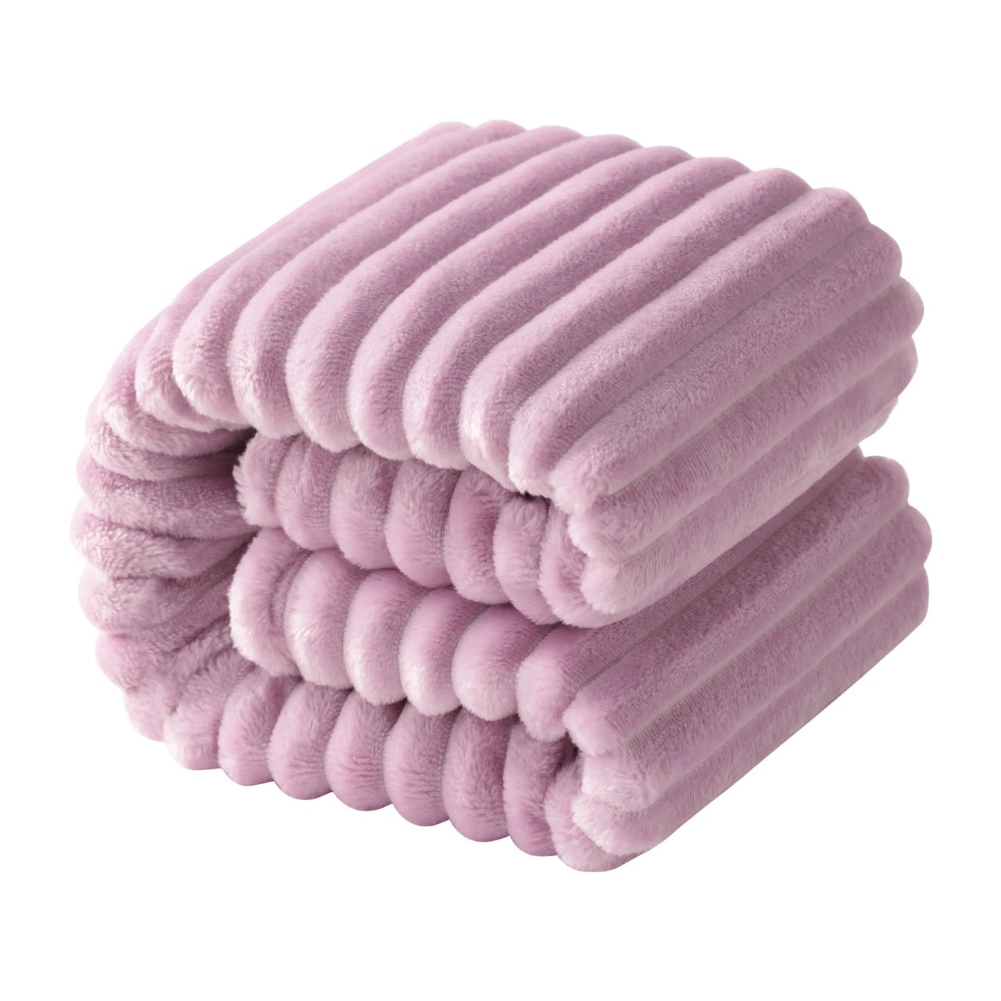 Plush Flannel Fleece Blanket For Couch, Bed
