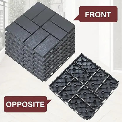 44 Pack Interlocking Tiles-12x12 Inch, Easy Install, Durable Polypropyl