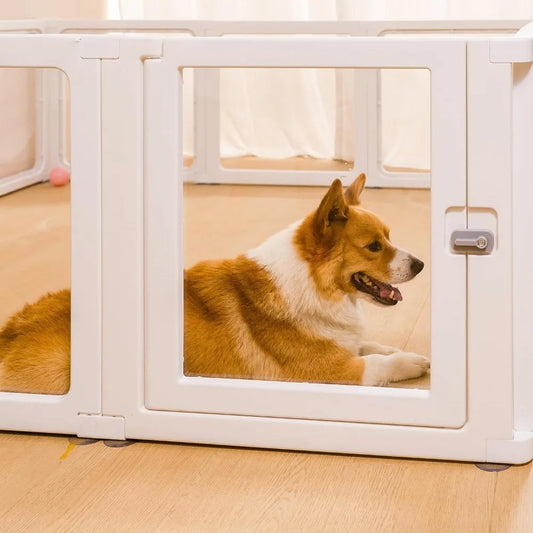 Citylife Clear Dog Playpen Indoor/Outdoor