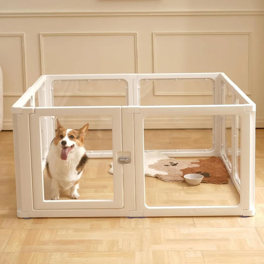 Citylife Clear Dog Playpen Indoor/Outdoor