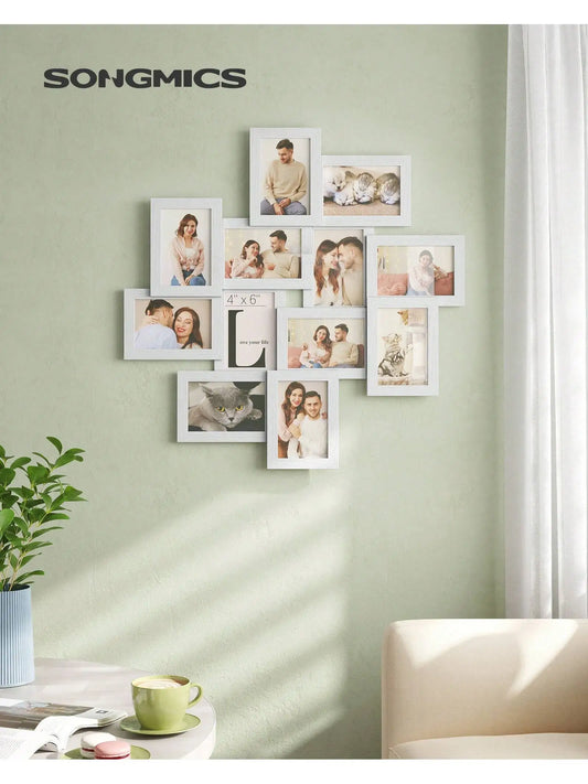4x6 Collage Picture Frames, 12-Pack Picture Frames 4" x 6"