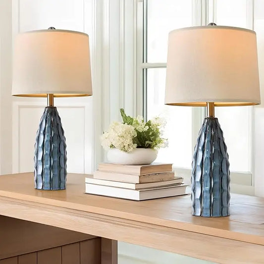 23.75inch Set of 2 Ceramic Table Lamps