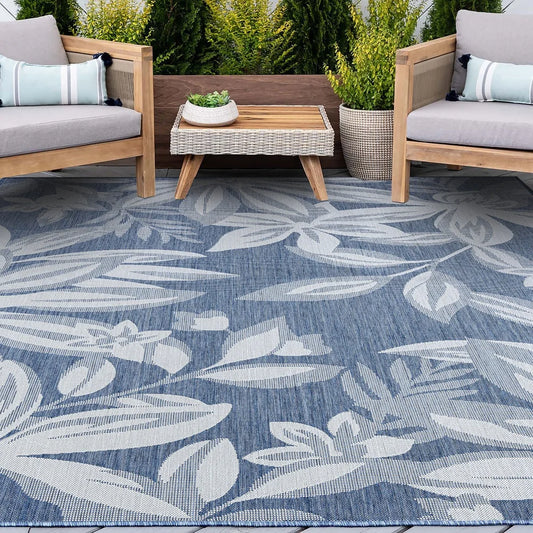 Water Resistant Indoor Outdoor Rug, Easy Clean,  Durable