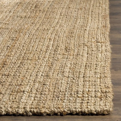 Natural Jute Fiber Collection Area Rug - 5' Square