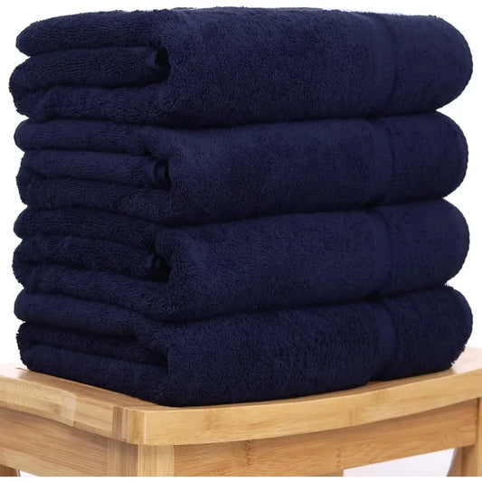 Fast drying 100% cotton, 27 X 54, a set of 4