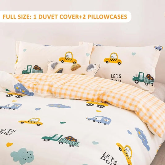 Kids Duvet Cartoon Bedding Set