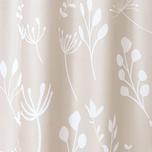 High Quality Floral Shower Curtain, 72x72,  Reinforced Button Holes