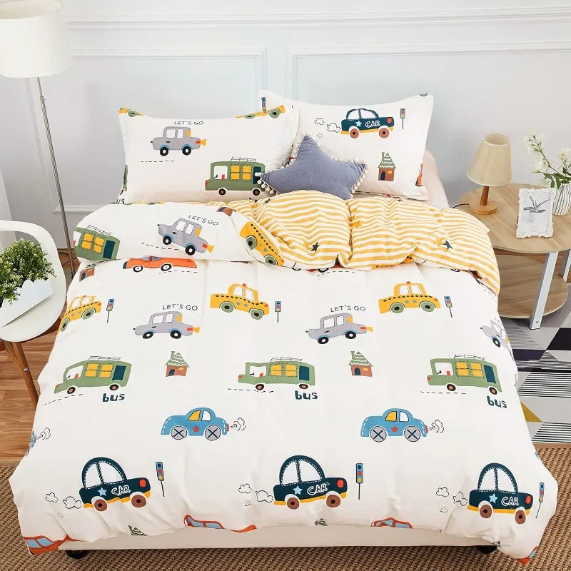 Kids Duvet Cartoon Bedding Set