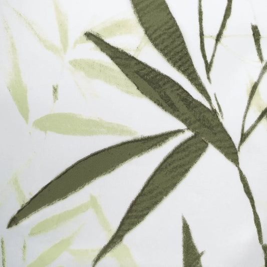 Waterproof Curtain, Bamboo Design, 70x72 Inches,  Soft Touch