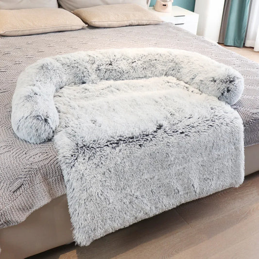 Dog Furniture Protector, Calming, Plush, Warm Sleep Cushion
