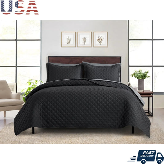 7 Piece King Reversible Quilt Set with Coordinated Sheets
