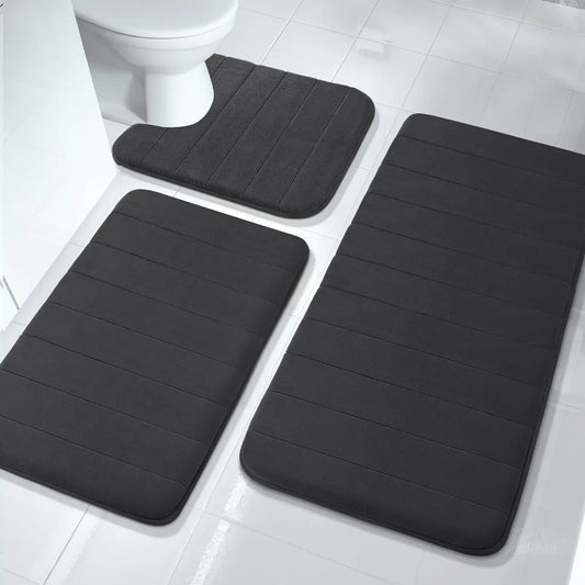 Thick Memory Foam, Water Absorption,  Non-Slip, 6 Colors