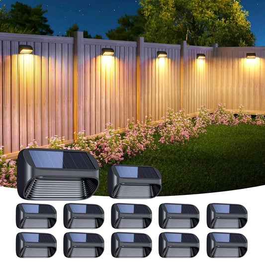 6/12 Pack Solar Powered Lights, Auto On/Off