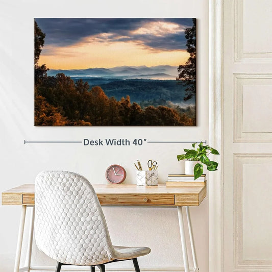 Great Smoky Mountain Canvas Photography, Non-fading