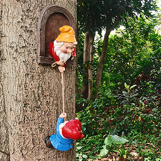 Funny Garden Cute Gnomes, Resin