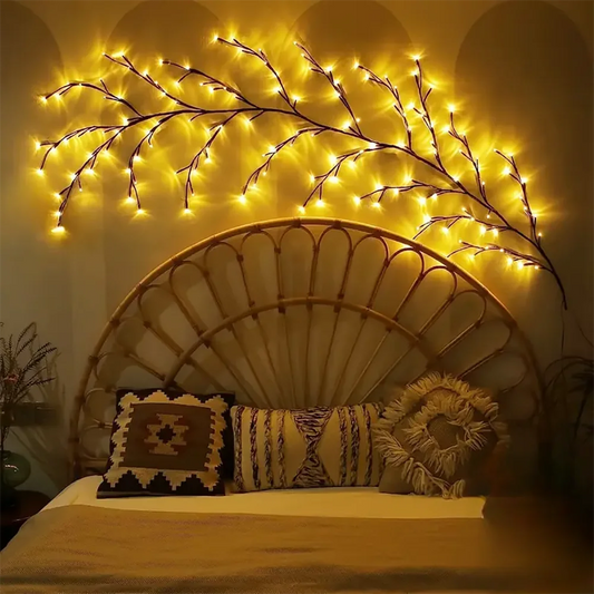 Outdoor Lighting  Solar Tree and Vine Lamp