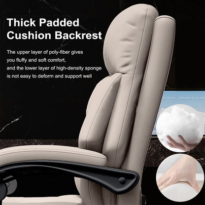 High Back Executive Desk Chair with Foot Rest